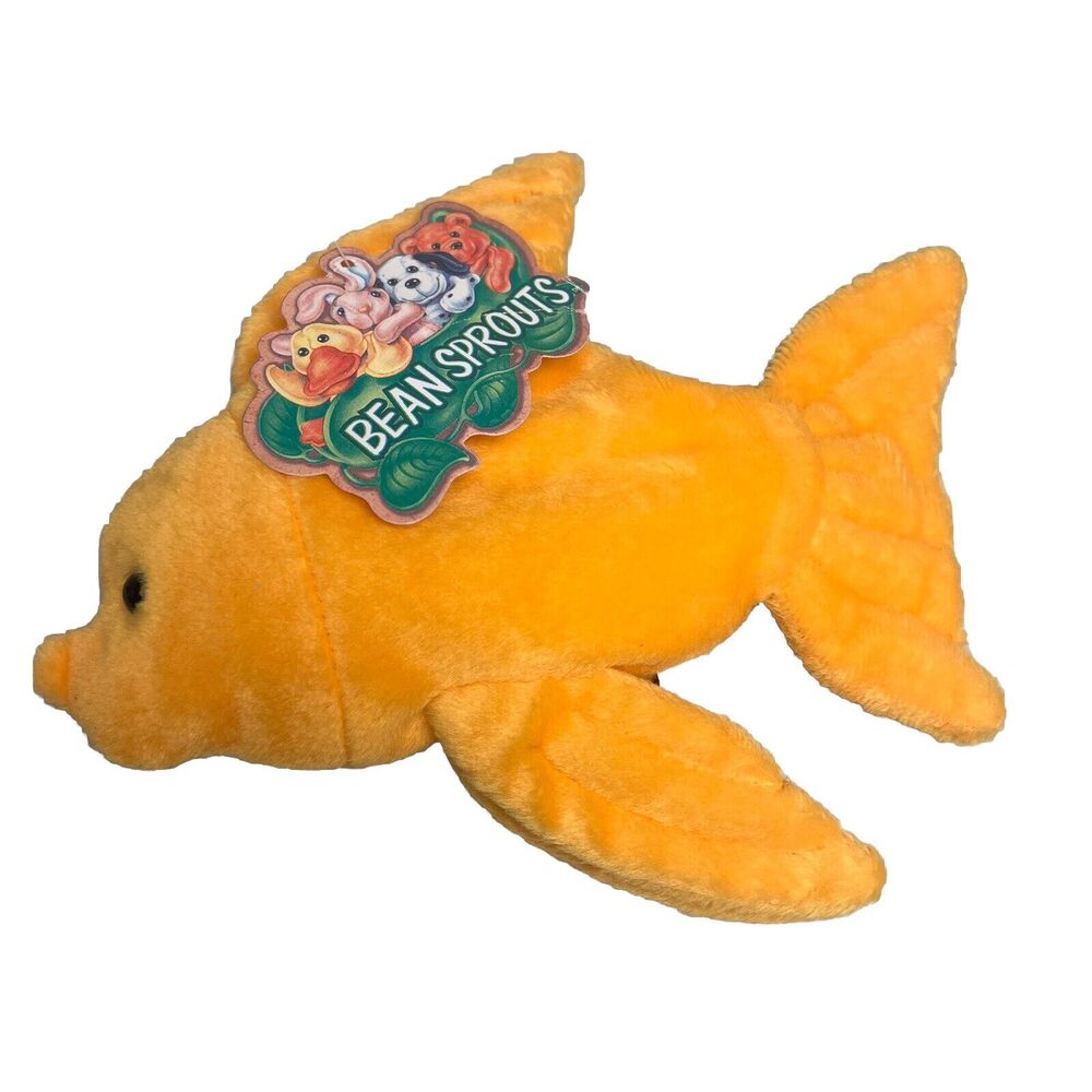 Bean Sprouts Goldfish FREIDA 6" Plush Animal Stuffed Fish RARE NEW Vintage 2002